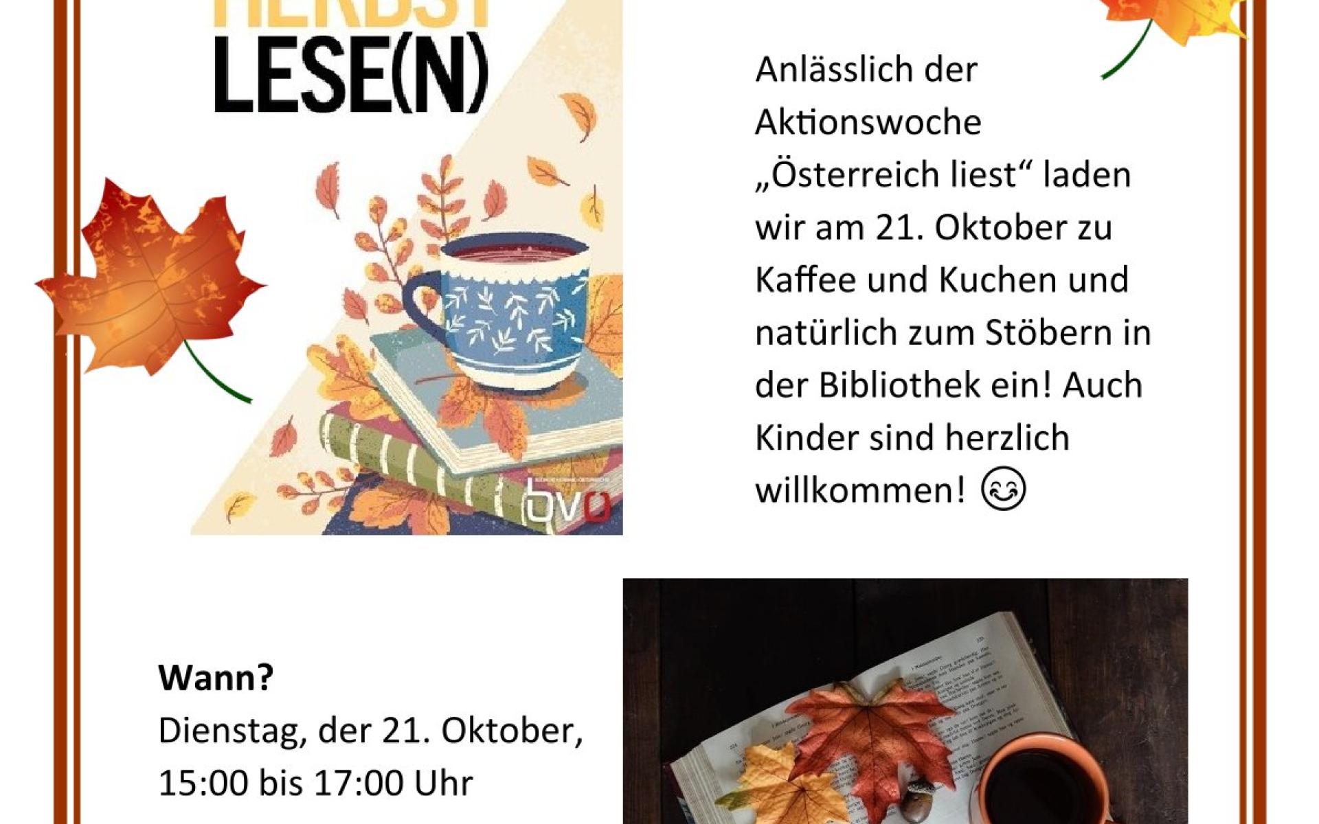 Lesen im Herbst